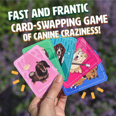 Ginger Fox Canine Chaos Swap Card Game. Kids Games for Ages 8 and Over. Great Addition to Family Games. Fun Games for Family Game Night, Parties and More