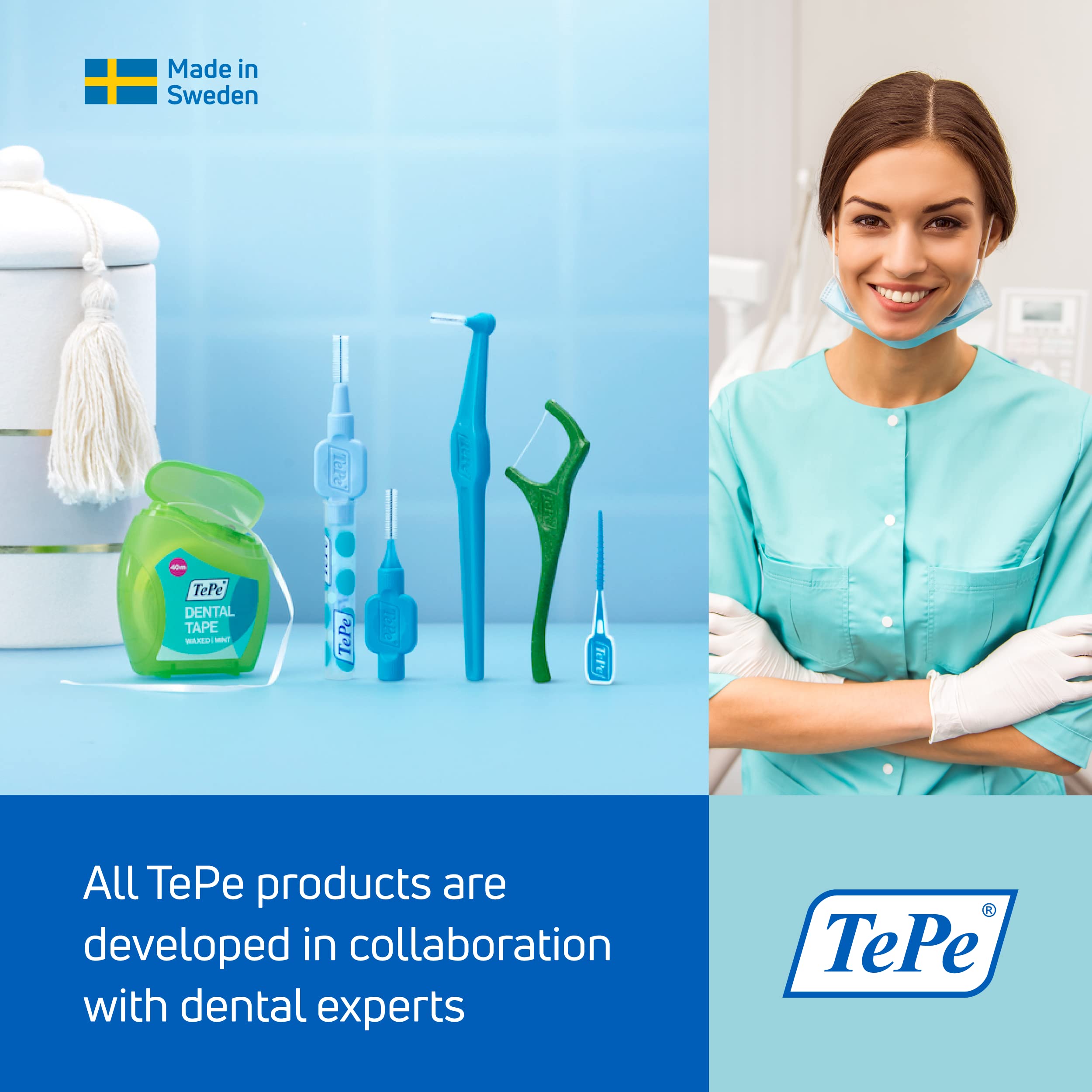 TEPE Implant/Orthodontic Brush / For Cleaning Near Implants And Orthodontic Wires / 1 X Implant And Orthodontic Brush