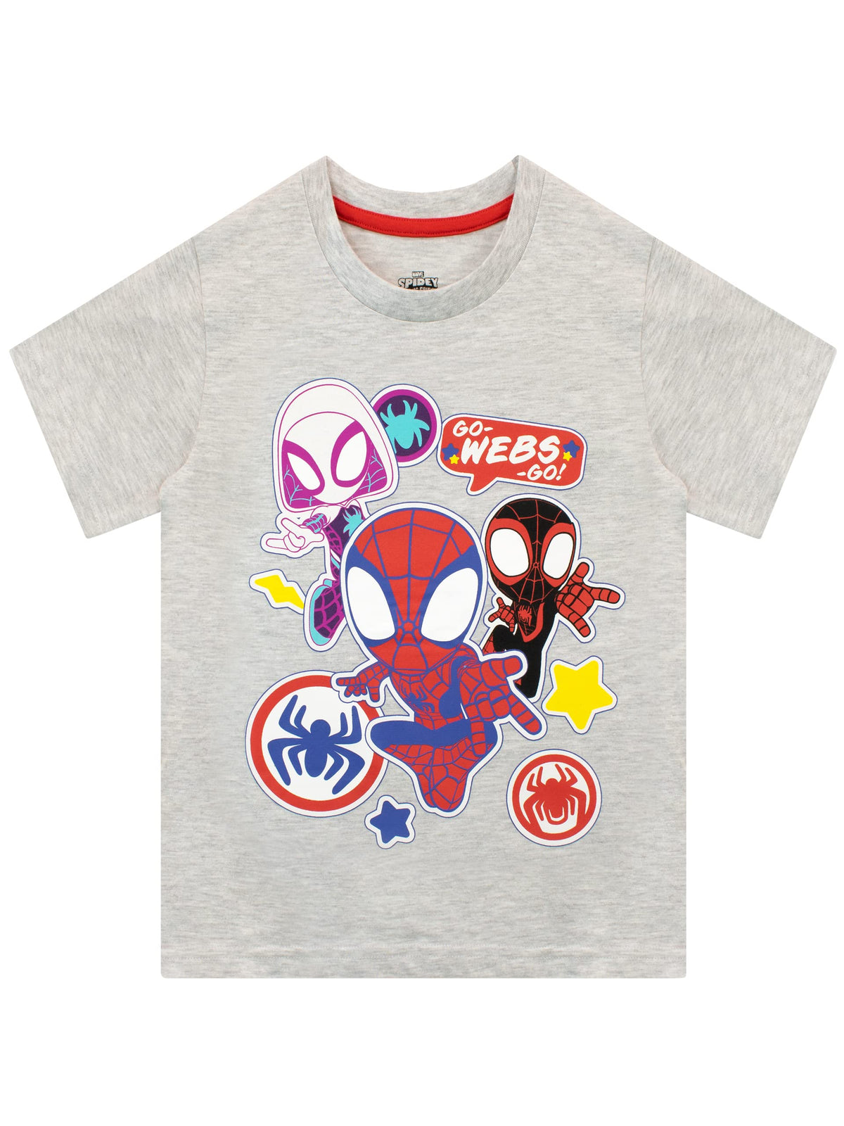 Marvel Boys T-Shirt Spiderman Grey 2-3 Years