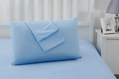 Sonia Moer Super Soft Brushed Microfibre Pillowcases - Non Iron Breathable Hypoallergenic Pillowcases set of 2- Sky Blue