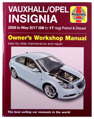 Vauxhall/Opel Insignia Petrol & Diesel (08-17) Haynes Repair Manual (Paperback)