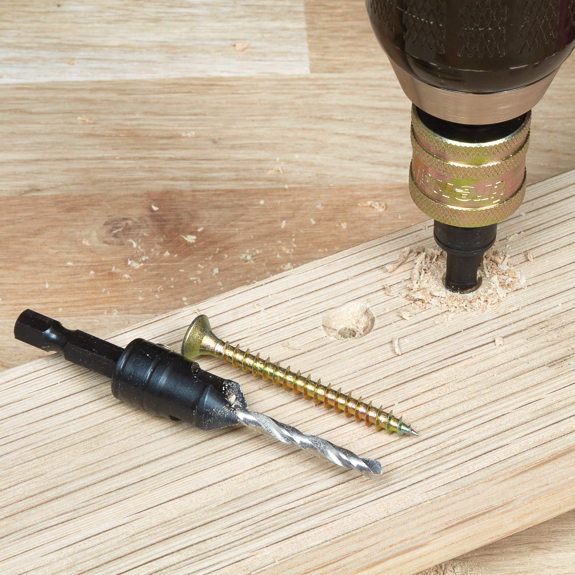 Trend Snappy 12.7mm Tool Steel Countersink with Adjustable 3.5mm Drill, Perfect for Hard & Softwoods, SNAP/CS/12, 9/64in