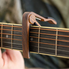 Tiger Guitar Capo - Trigger Capo - Dark Wood