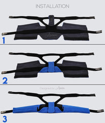 CPAP Neck Pad for CPAP headgear straps, CPAP comfort neck pad, CPAP covers.