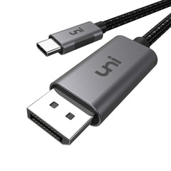 uni USB C to DisplayPort Cable (4K@60Hz, 2K@144Hz, 2K@165Hz), 1m/3ft Thunderbolt 3 to DisplayPort Cable, Compatible for MacBook Pro, MacBook Air, iPad Pro, XPS15, Surface Book