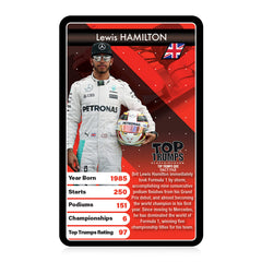 Top Trumps Grand Prix Heroes Classic Card Game, learn facts about racing drivers including Sebastian Vettel, Lewis Hamilton and Daniel Ricciardo, gift and toy for boys and girls aged 6 plus