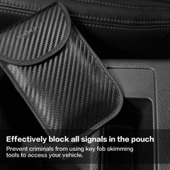 Faraday Pouch for Car Keys - Car Key Signal Blocker Pouch   Keyless Car Key Signal Blocker Pouch, Faraday Pouch For Car Keys 2 Pack, RFID Key Pouch Defender Signal Blocker Key Pouches Faraday Bag