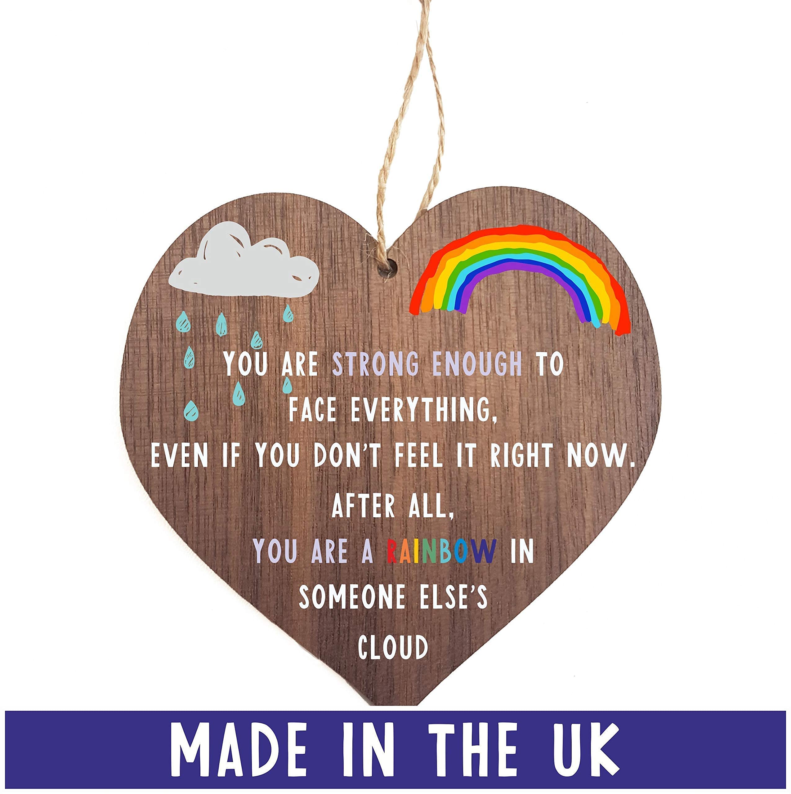 Rainbow gifts   Rainbow in someone else’s cloud   thinking of you - miss you gifts for best friend Keyworker   cheer up gifts   inspirational gifts for women