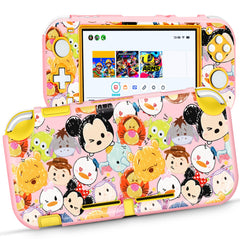 Koecya for Nintendo Switch Lite Case Cute Cartoon Character Design Cases Kawaii Fun Funny Fashion Hard Slim Protective Shell Cover Dockable Joycon for Kids Boys Teens Girls for Switch 2019 Dishini