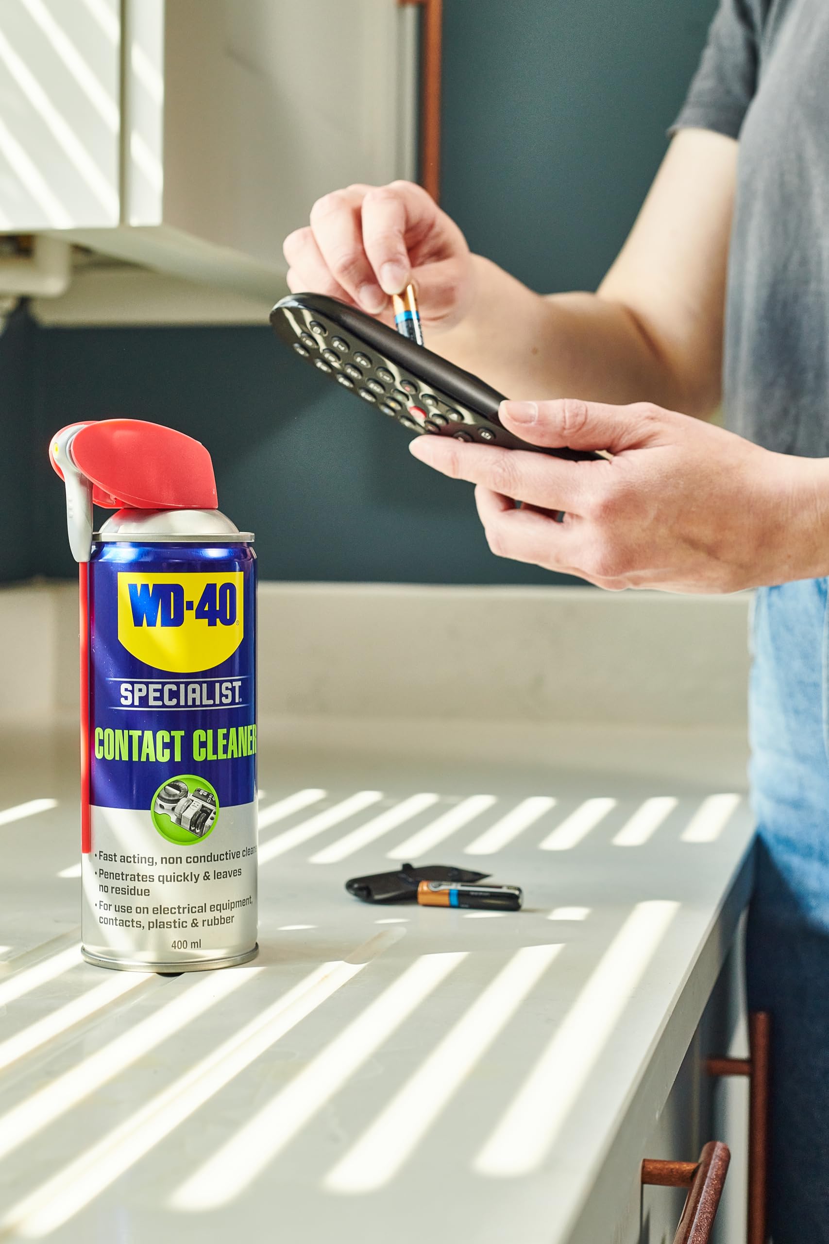 WD-40 Specialist Contact Cleaner Spray - Precision Electronic Cleaning Solution for Switches, Relays & Connectors