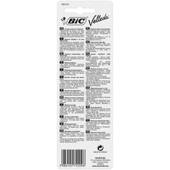 BIC Velleda Whiteboard Pens, Dry Wipe Markers in Black, low odour and with resistant, thin tip, Pack of 2