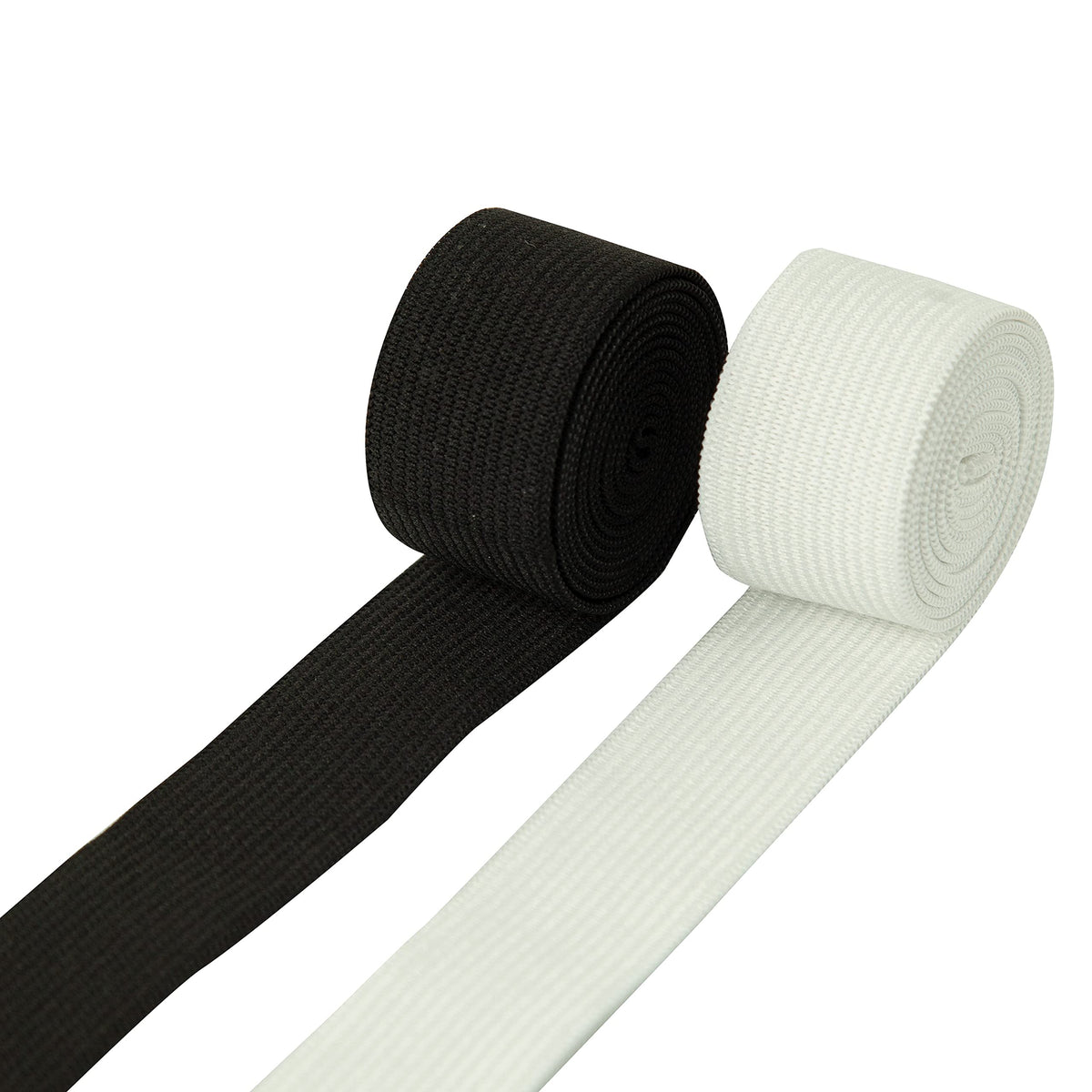 Shelver Elastic for Sewing, Waistband Elastic, Wide Elastic in Widths: 20/25/40/50/75mm (Black, 20mm x 10m)