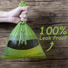 GREENER WALKER Poo Bags for Dog Waste, 540 Poop Bags,Extra Thick Strong 100% Leak Proof Biodegradable Dog Poo Bags (Brown)