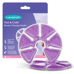 Lansinoh Therapearl 3-in-1 Breast Therapy Breast Pads Hot & Cold 2 pack - Breast Feeding Essentials Reusable Gel Cooling Pads - Postpartum Essentials Breastfeeding Compress Hospital Bag Mum Essentials