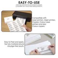 1 Labels Per A4 Sheet, 50 Sheets 50 Sticky Label, Printable Sticker Paper, iSOUL Matte Self Adhesive Address Mailing, Shipping, Postage, Laser & Inkjet Printer Compatible [Quickdry]