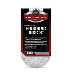 Meguiar's DMF3 Detailer DA Microfibre Finishing Disc 3 inches (2 Pack), White