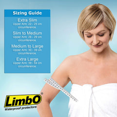 LimbO Waterproof Cast and Dressing Protector - PICC Line Cover M65, 25 to 29 cm Upper Arm Circumference