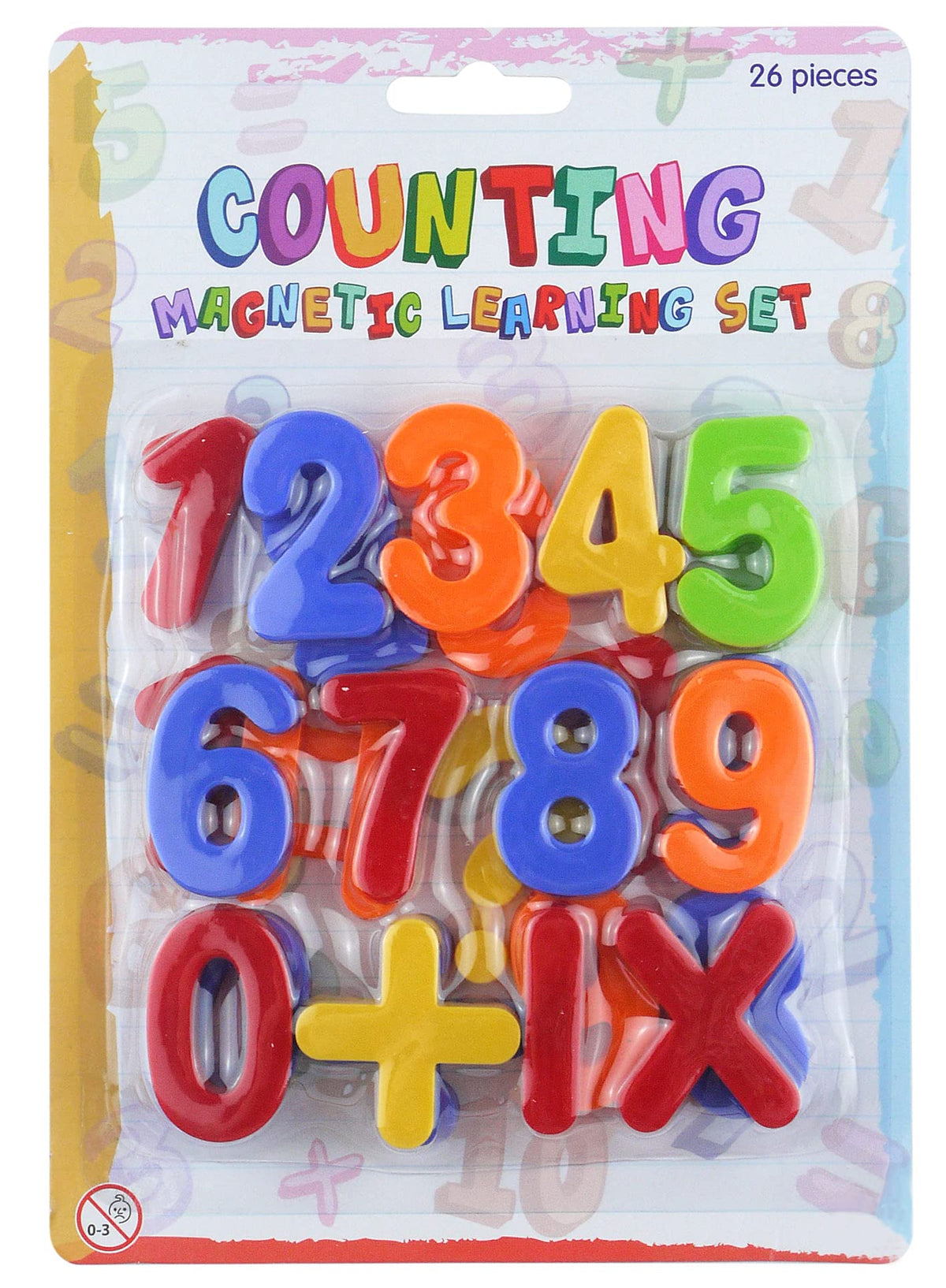 Magnetic Fridge Numbers & Symbols, Great Way for Children to Learn Counting, Preschool and Home Education Games (26 Magnetic Numbers & Symbols)