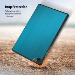 CACOE Case for Samsung Galaxy A9and Plus Tablet case with Screen Protector 11 inch 2023 – Full Protective Case for Galaxy Tab A9and Plus, Ultra Thin Cover with Stand, Peacock Blue