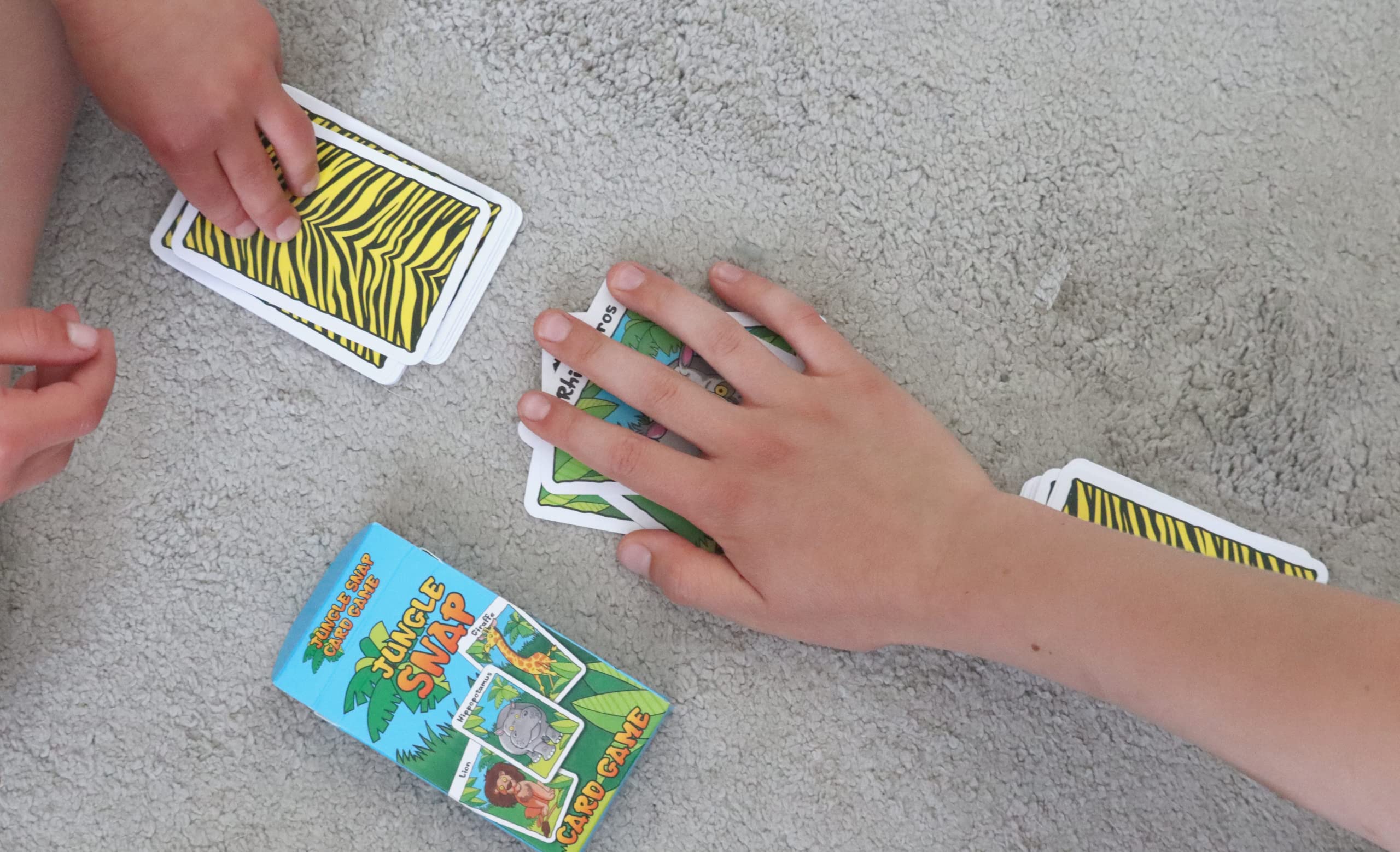 Cartamundi 3 x kids Card Games - Jungle Snap, Pairs on Wheels & Happy Families, Great Fun For Ages 4and