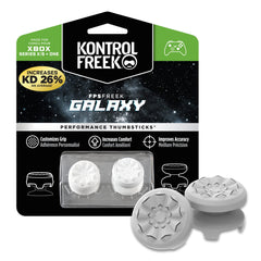 KontrolFreek FPS Freek Galaxy White for Xbox One and Xbox Series X Controller   Performance Thumbsticks   1 High-Rise, 1 Mid-Rise   White