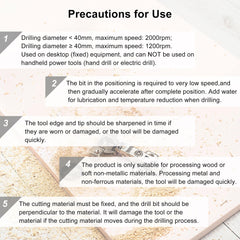 sourcing map Forstner Drill Bits 23mm, Tungsten Carbide Wood Hole Saw Auger Opener Woodworking Hinge Hole Drilling Boring Bit Cutter Gray with Case