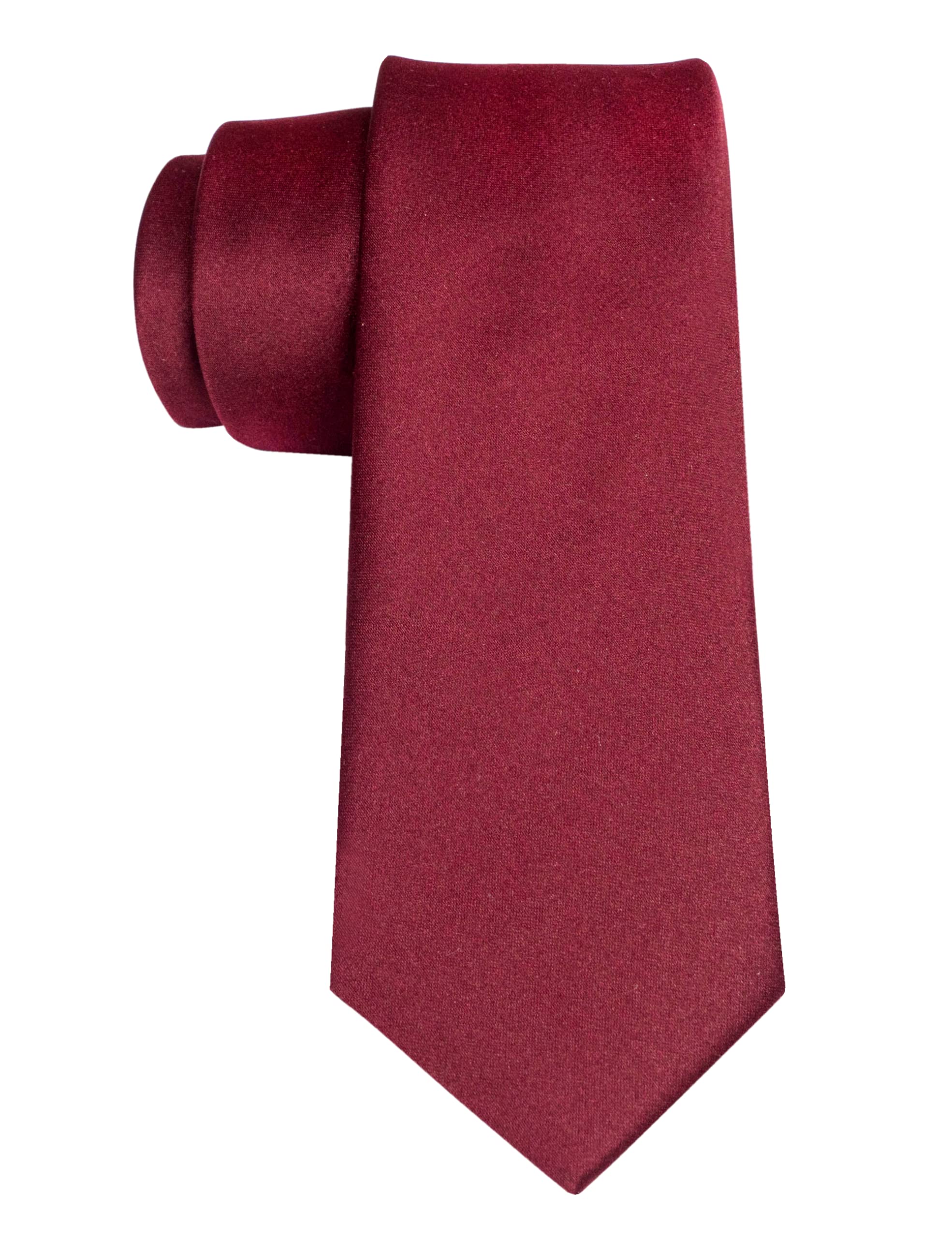 RBOCOTT 2.4“ Maroon Skinny Tie Business Wedding Slim Necktie for Men(6cm)