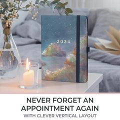 Boxclever Press Everyday A5 Diary 2024 week to view with Vertical Layout. Stunning Appointment Diary 2024 runs Jan - Dec'24. 2024 Diary A5 Week to View with Space for Times & To-Do Lists