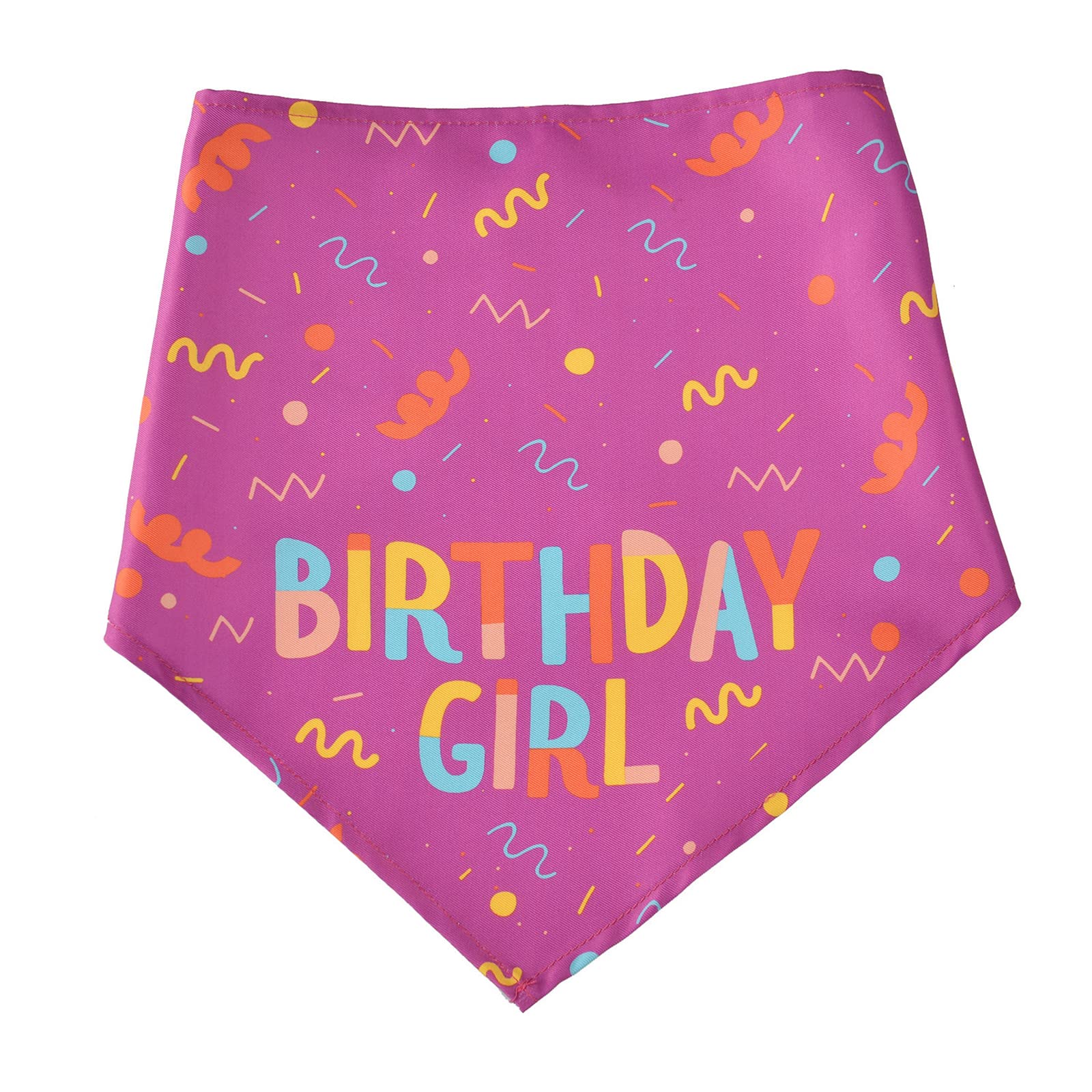 Dog Birthday Bandana,Birthday Dog Bandana Boy Triangle Scarf Triangle Dog Scarfs Bandanas for Small Medium Dogs Pets Birthday Party Supplies (Pink)