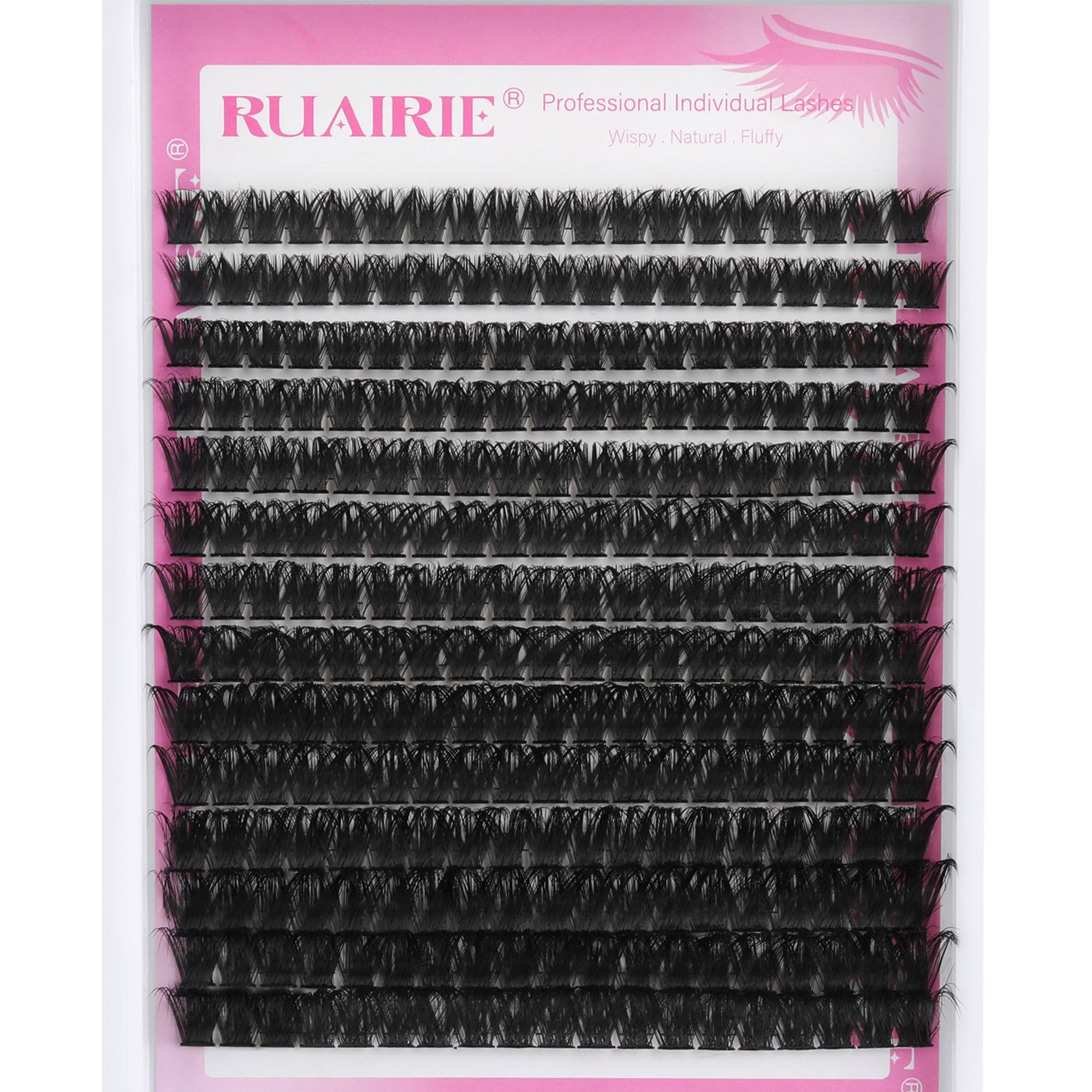 Lash Clusters Volume Cluster Lashes Individual Eyelashes Clusters 266pcs DIY Lash Extensions 8-16MM CD Curl Individual Lashes Eyelash Extensions by Ruairie