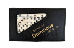 D.A.Y. Republic Classic Double Six Dominoes 28 Pieces Dominoes Set in PVC Case (Dominoes in PVC Case)