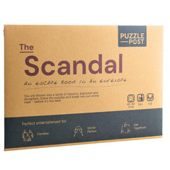 Unique Escape Room In An Envelope   Great For Groups - Families & Friends   Perfect For Games Night   Escape Room In A Box   Puzzle Mystery Game - The Scandal