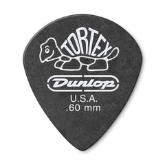 Dunlop 482R.60 Tortex® Pitch Black Jazz III, .60mm, 72/Bag