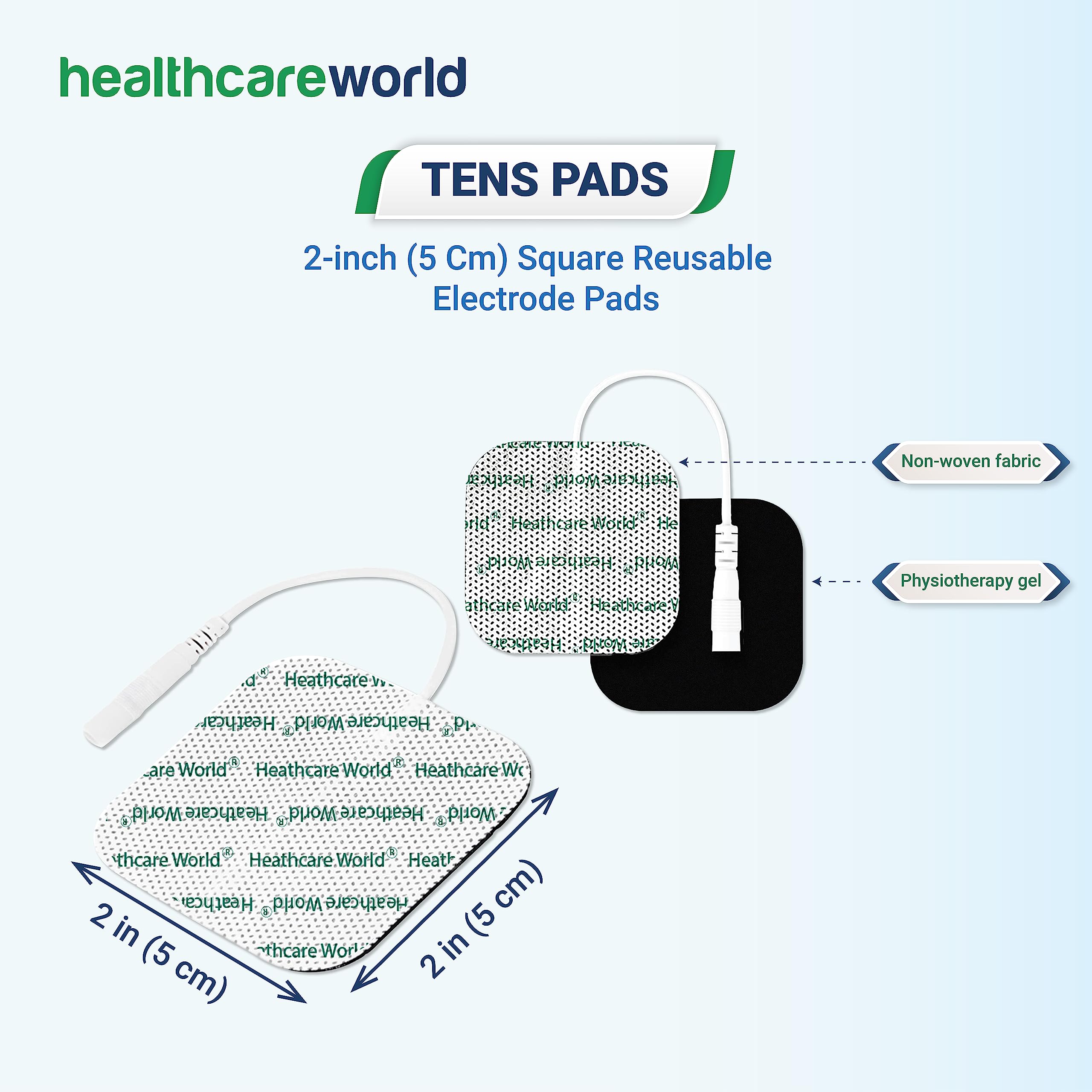 TENS Electrode Pads Pack of 16 Compatible with TPN Lloyds Tenscare Neurotrac Auvon TENS Machines Self-Adhesive Electrodes