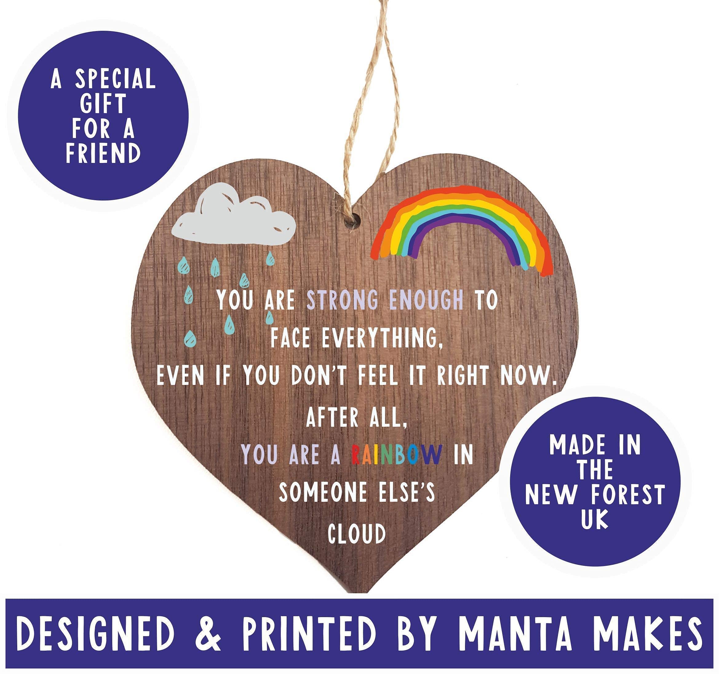 Rainbow gifts   Rainbow in someone else’s cloud   thinking of you - miss you gifts for best friend Keyworker   cheer up gifts   inspirational gifts for women