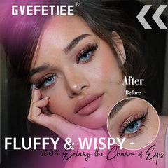 Fox Eye Lashes Wispy False Eyelashes Cat Eye Lashes Fluffy Lashes Natural Look Strip Lashes 20MM Fake Eye Lashes Pack by GVEFETIEE 8 Pairs