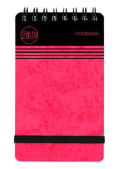 NU: Notebooks - Craze Cloud Range - A7 Red Notebook - Wirebound Notebook - Stationery Notebooks - Ruled Notepad - 110 Pages