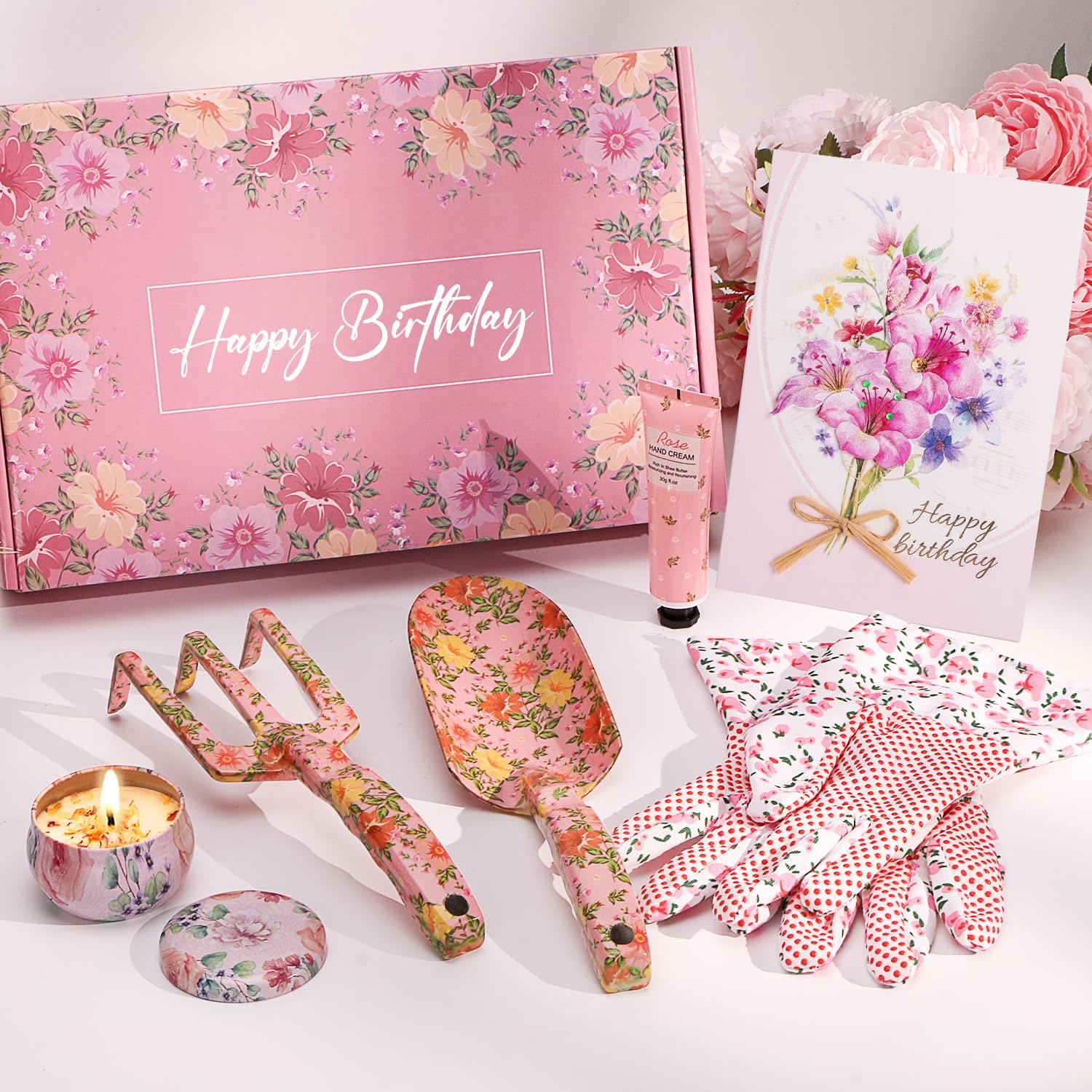 Birthday Gifts for Women Mum, Presents for Her: Mum Grandma Friends, Gardening Gifts for Women, Ladies Hamper Mummy Garden Gift, Gifts for 50Th 60Th 70Th Birthday, Retirement, Christmas, Mothers Day