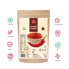 Cayenne Pepper (200g/7.05oz)   Powder Guinea Spice Bird Red  Hot Chilli Premium Quality 100% Natural No Additives Supplied in Zip Sealed Bag