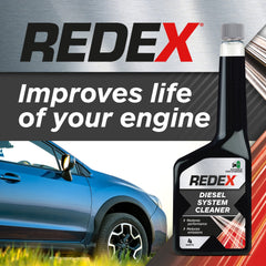 Redex Diesel Fuel System Cleaner 500ml, Diesel Additives To Remove Harmful Emissions, Maximise Performance & Increase Fuel Economy With Redex Fuel Additives For Diesel Engines, Suitable For Hybrids