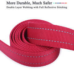 VIVAGLORY Dog Lead, Dog Walking Lead with Comfortable Padded Handle, Reflective for Safety, Heavy Duty Training Lead for Medium & Large Dogs