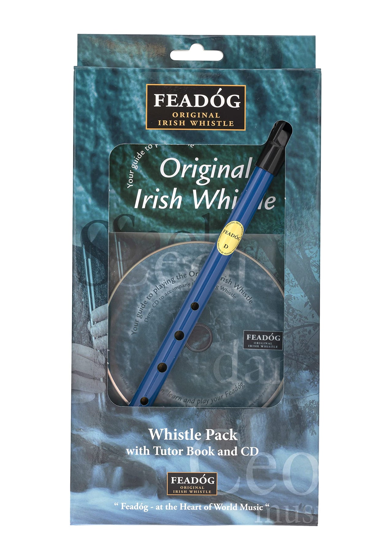 Feadog Blue D Whistle Triple Pack, FW03BL