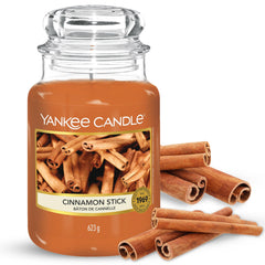Yankee Candle Scented Candle   Cinnamon Stick Large Jar Candle   Long Burning Candles: up to 150 Hours
