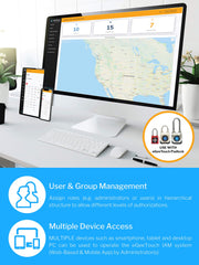 eGeeTouch Intelligent Access Management Software to ACCESS & MANAGE Padlocks & Users, GRANT & REVOKE Access REMOTELY and TRACK Access History   1 Year Subscription (STARTER Plan)   14 Days FREE Trial