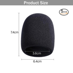 KWQINX 5 Pack Foam Microphone Cover Handheld Microphone Windscreen microphone cover microphone covers foam microphone windscreen