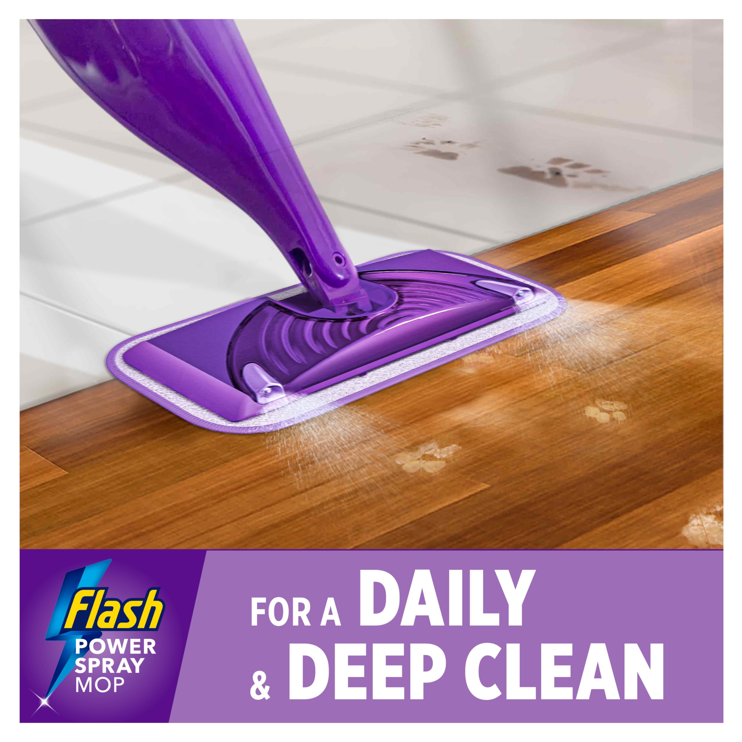 Flash Power Spray Mop Microfibre Cloth - Washable & Reuseable Microfibre Pad For Any Type of Floor