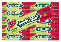 WRIGLEY'S DOUBLEMINT Strawberry Chewing Gum Bulk Pack - 20 x 5 Stick - 13.5g (Strawberry Chewing Gum)