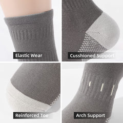 BUDERMMY 3, 6 or 9 Pairs Men's Dress Sock Same inside and outside Cotton Socks Classic Comfortable Soft Business Calf Socks (Black 6 pairs, 9-12)