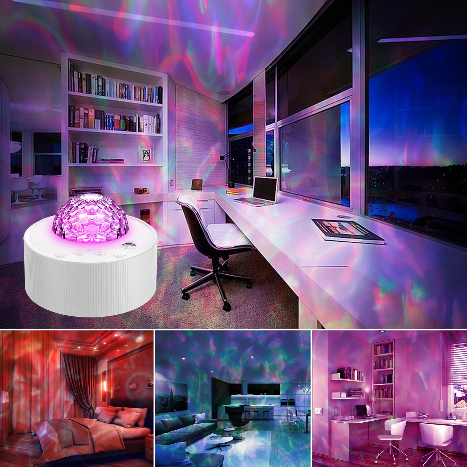 Moredig Galaxy Light Projector for Bedroom, Sensory Lights with 13 Color, Galaxy Projector Light for Bedroom Star Projector Mothers Day Gift for Kids Teen Boy Girl (Art Deco)