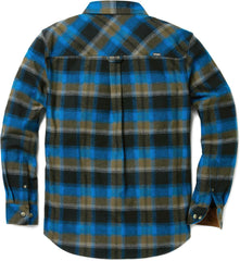 CQR Men's All Cotton Flannel Shirt, Long Sleeve Casual Button Up Plaid Shirt, Brushed Soft Outdoor Shirts, Plaid Flannel River, XL